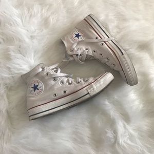 White high top Converse
